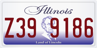 IL license plate Z399186