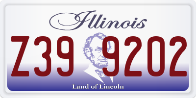 IL license plate Z399202