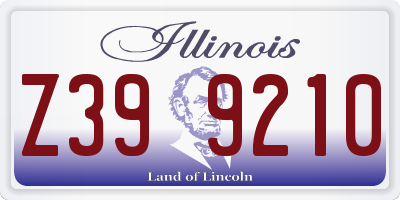 IL license plate Z399210