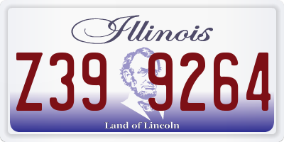IL license plate Z399264