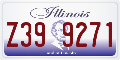 IL license plate Z399271