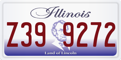 IL license plate Z399272