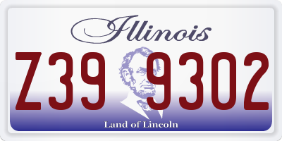 IL license plate Z399302