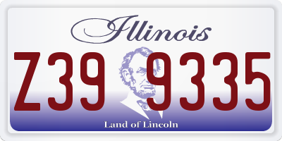 IL license plate Z399335