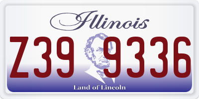 IL license plate Z399336