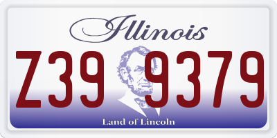 IL license plate Z399379