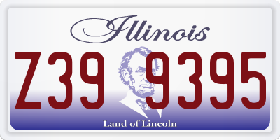 IL license plate Z399395