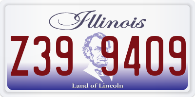 IL license plate Z399409