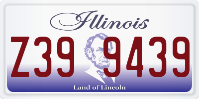 IL license plate Z399439