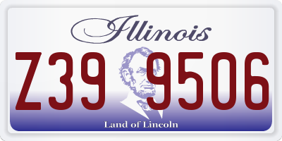 IL license plate Z399506