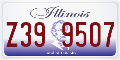 IL license plate Z399507