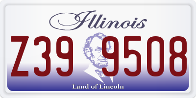 IL license plate Z399508