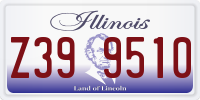 IL license plate Z399510