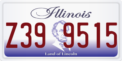 IL license plate Z399515
