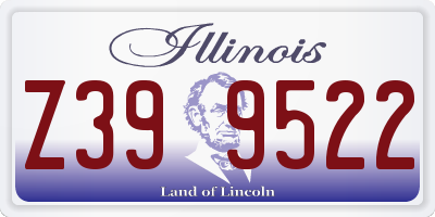 IL license plate Z399522