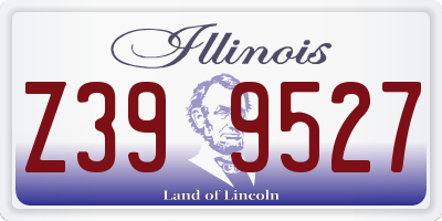 IL license plate Z399527