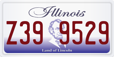 IL license plate Z399529