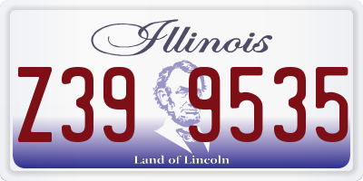 IL license plate Z399535