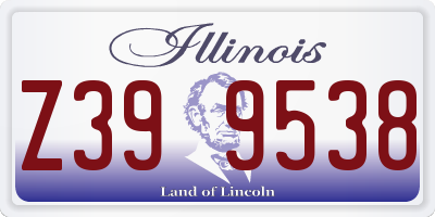 IL license plate Z399538