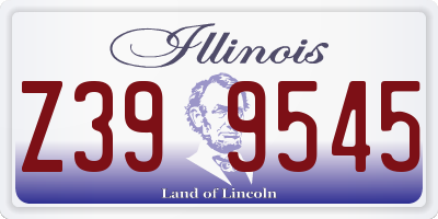 IL license plate Z399545