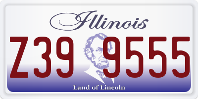 IL license plate Z399555