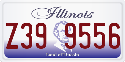 IL license plate Z399556