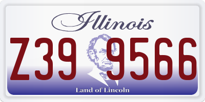 IL license plate Z399566