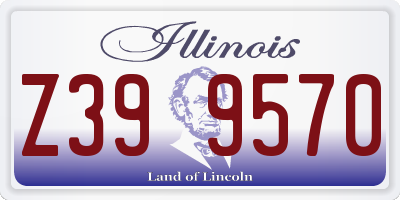IL license plate Z399570
