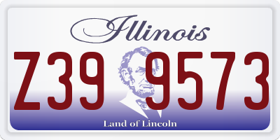 IL license plate Z399573