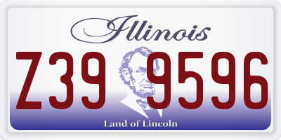 IL license plate Z399596