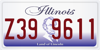 IL license plate Z399611