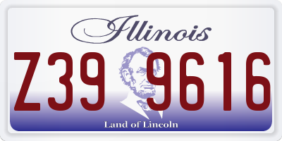 IL license plate Z399616