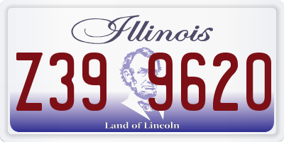 IL license plate Z399620