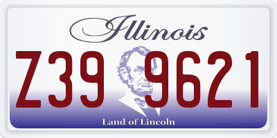 IL license plate Z399621