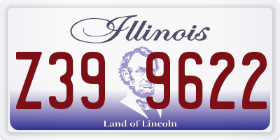 IL license plate Z399622