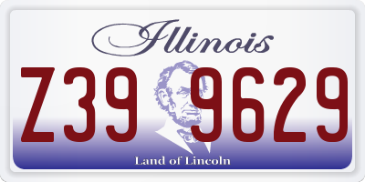 IL license plate Z399629