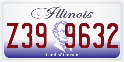 IL license plate Z399632