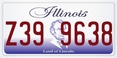 IL license plate Z399638