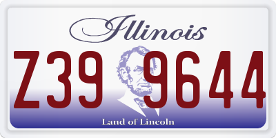 IL license plate Z399644