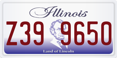 IL license plate Z399650