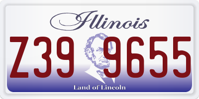 IL license plate Z399655