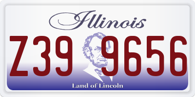 IL license plate Z399656