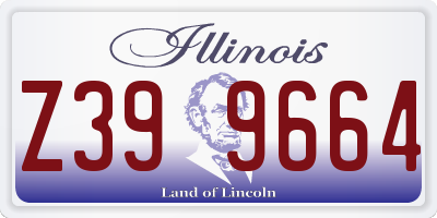 IL license plate Z399664