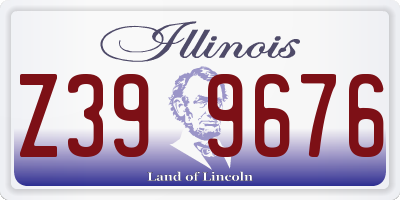 IL license plate Z399676