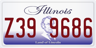 IL license plate Z399686