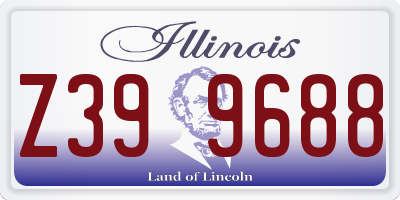 IL license plate Z399688