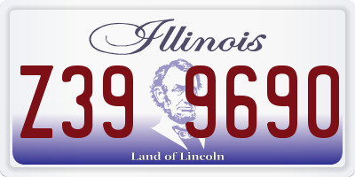 IL license plate Z399690