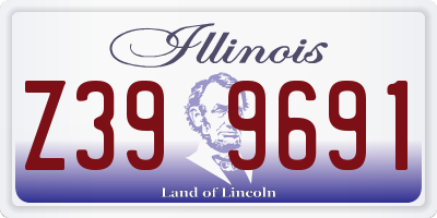 IL license plate Z399691