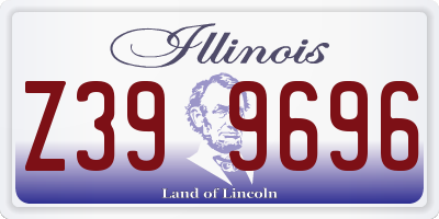 IL license plate Z399696