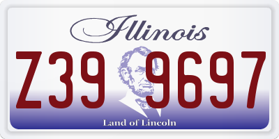 IL license plate Z399697